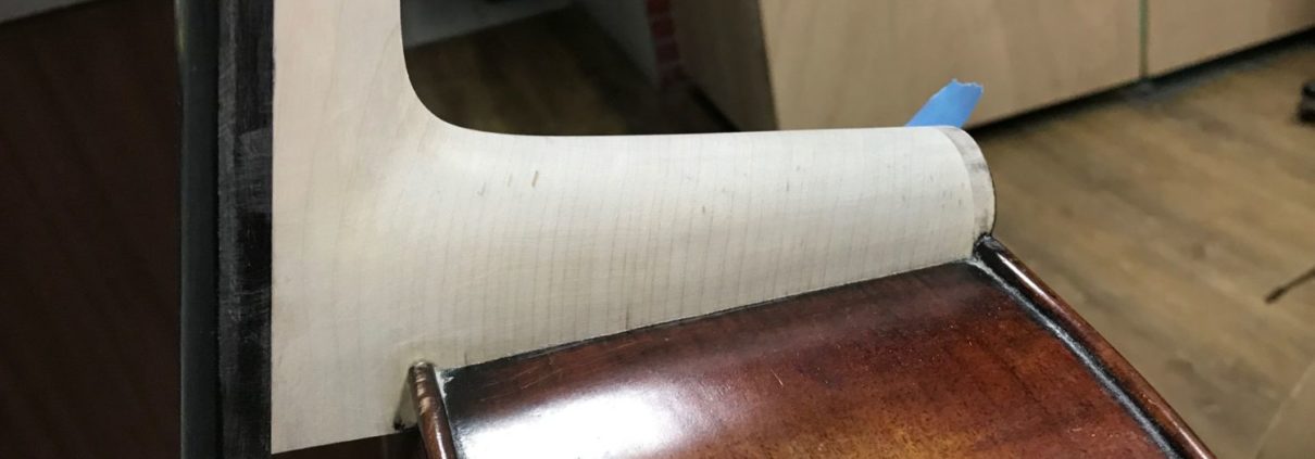 琴頸斷裂-換置一個新琴頭